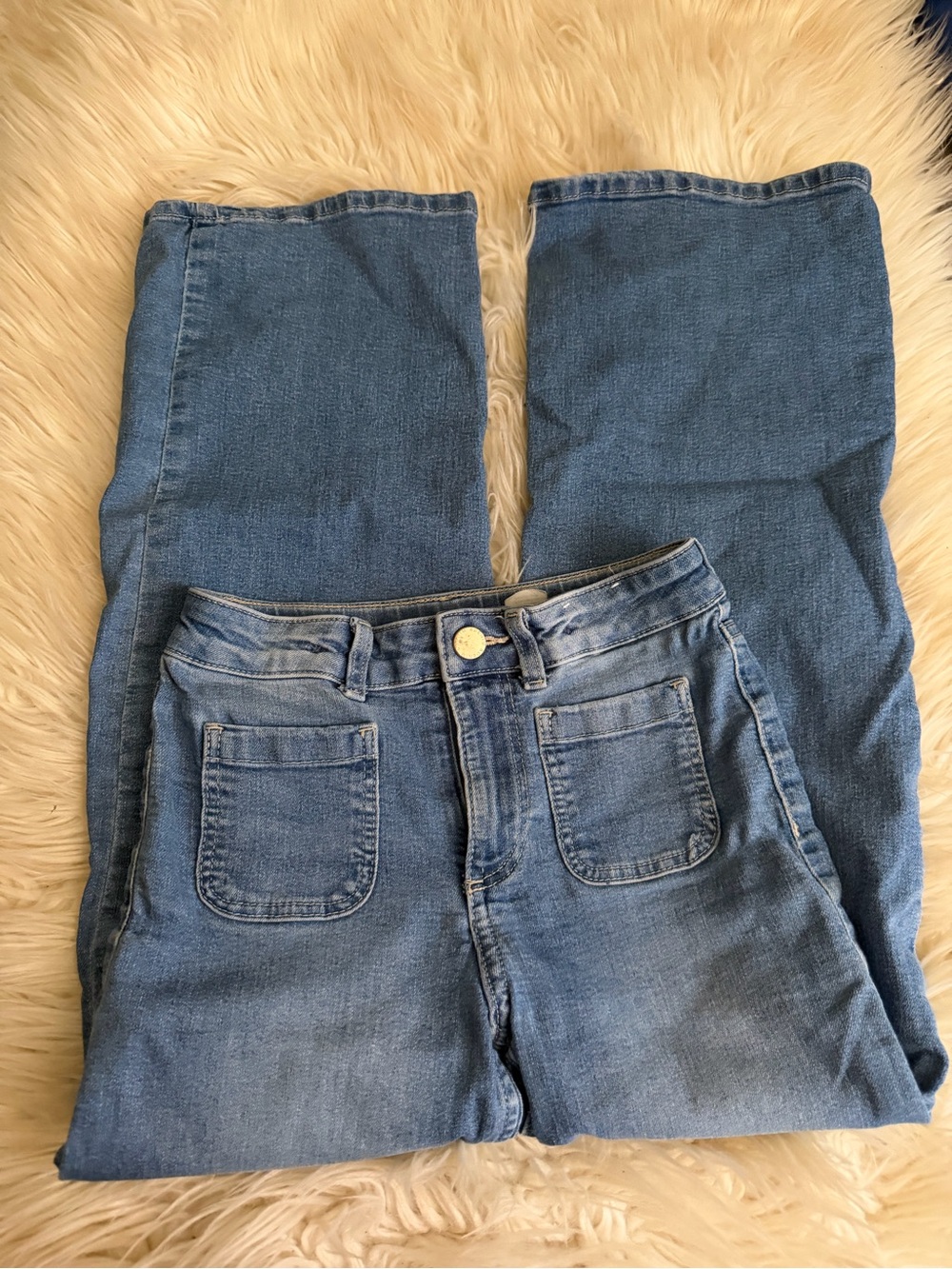 H&M Classic High-Rise Blue Jeans